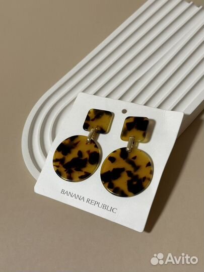 Серьги banana republic оригинал