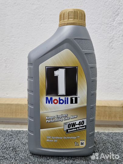 Масло mobil 0w40, 1 литр