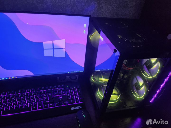 Игровой пк с монитором