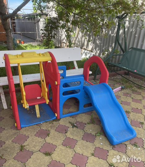 Игровой комплекс Haenim toy с горкой и качелями