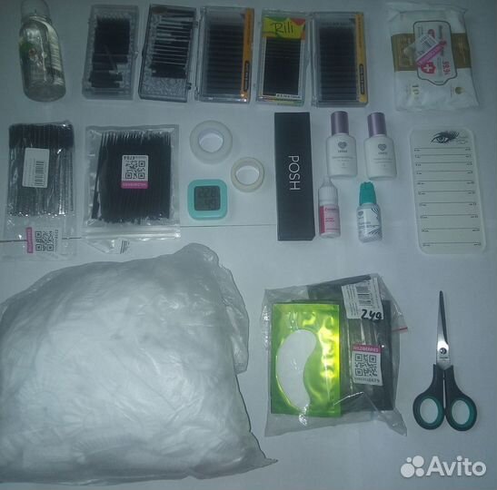 Материалы для наращивания ресниц бу