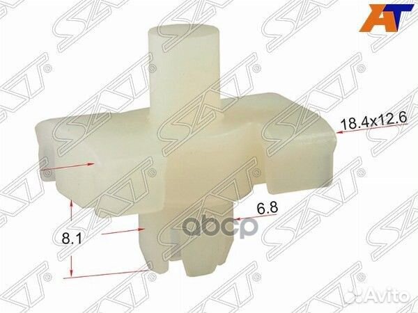 Клипса молдинга mercedes (1 шт.) stm11162 Sat