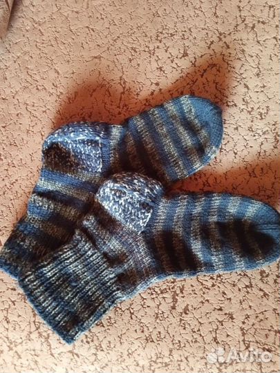 Носки ручной вязки