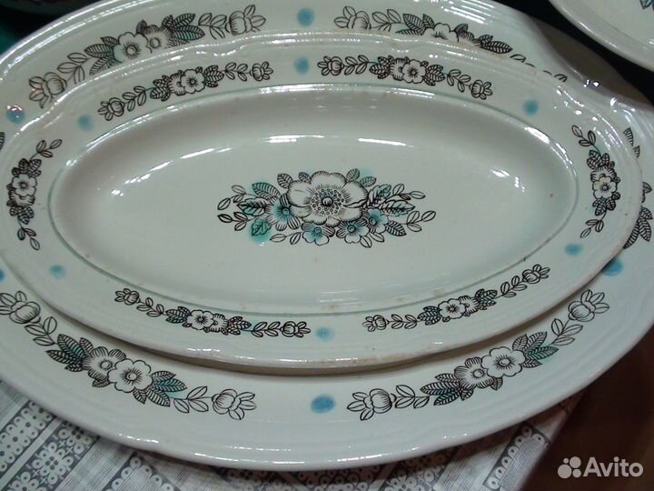 Посуда СССР фаянс столовый сервиз
