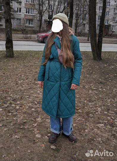 Зелёное пальто