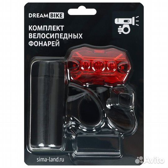 Комплект велосипедных фонарей Dream Bike, JY-7058+