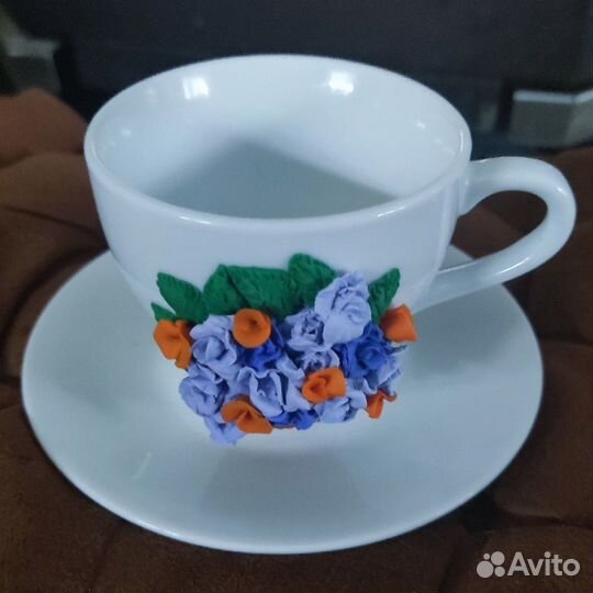 Кофейная пара 150 мл с фиалковым букетом