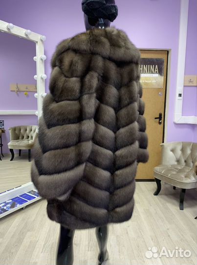 Шуба из баргузинского соболя