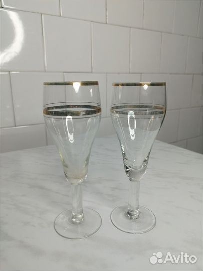 Хрустальные бокалы СССР