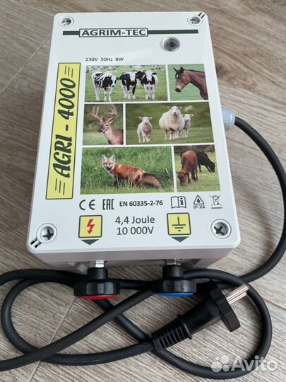 Электропастух agri 4000 230V 4,4Дж до 70км
