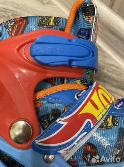 Роликовые коньки Hot Wheels 29-33 с защитой