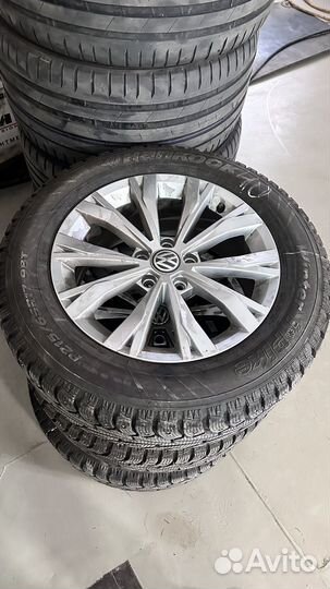 Оригинальные диски с VW Tiguan + зимние шины 17