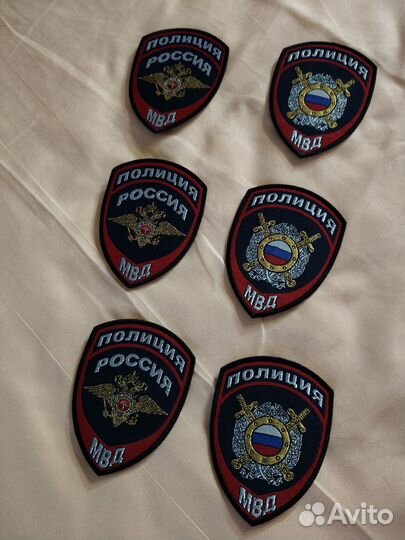 Шеврон эмблемы мвд новые