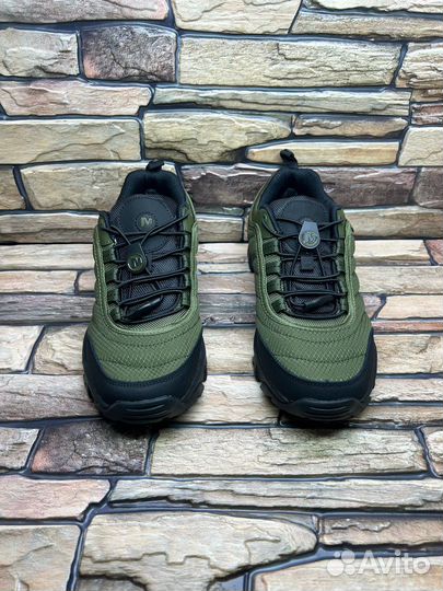 Кроссовки merrell термо без шнурков khaki 41-45
