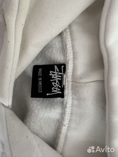 Худи stussy белое