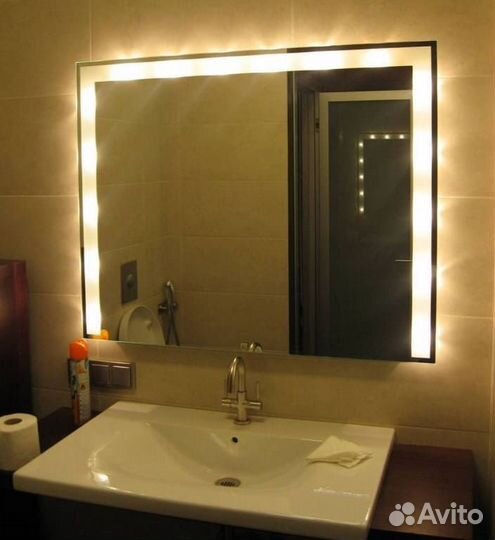 Зеркало с подсветкой на заказ