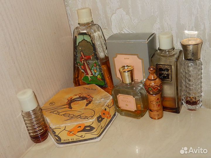 Крем, одеколон, духи, пудра, СССР