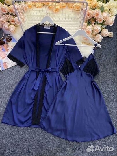 Халат с ночной сорочкой