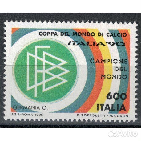 Италия, 1990. Футбол, чм-1990