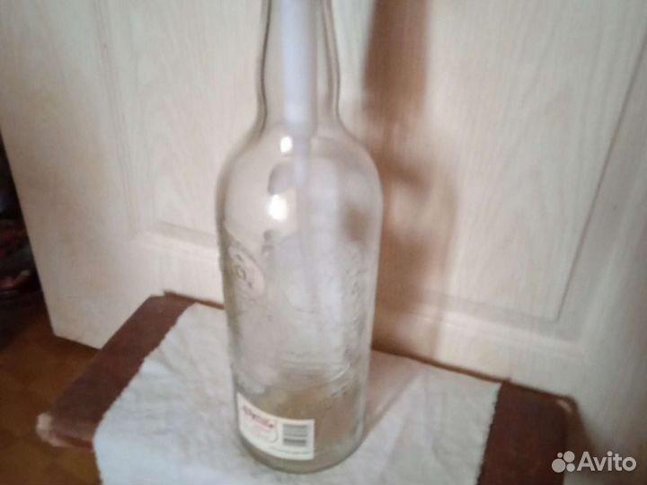 Бутылка стеклянная 3лит., с насосом