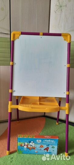Мольберт детский двухсторонний