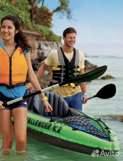 Каяк надувной двухместный