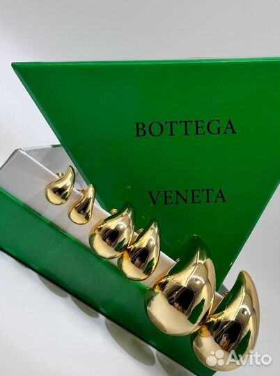 Серьги Bottega Veneta