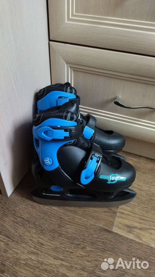 Коньки детские раздвижные р. 28-31