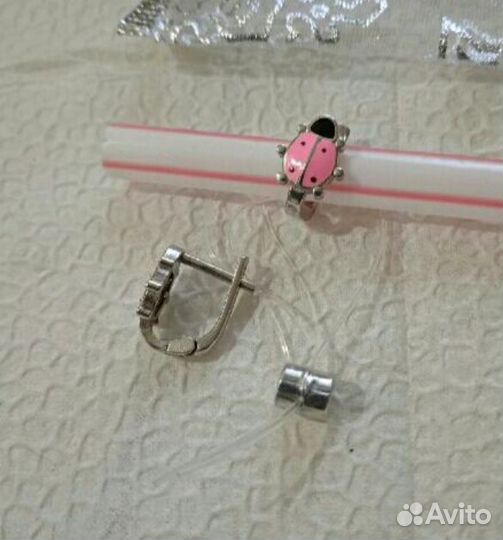 Серебряные сережки
