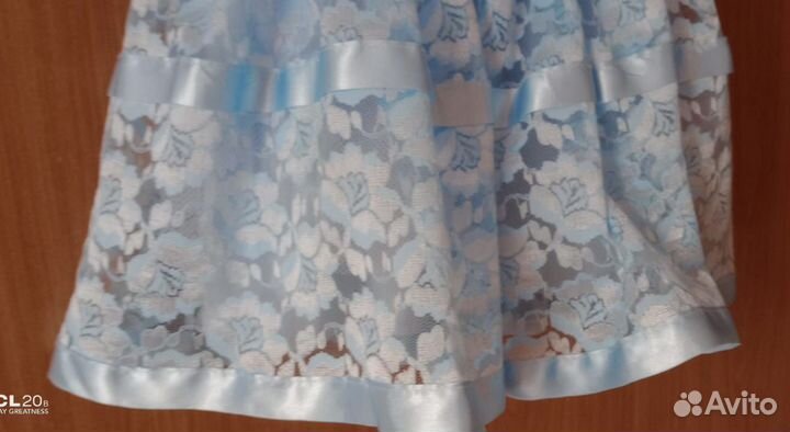 Платье кружевное детское 110 116