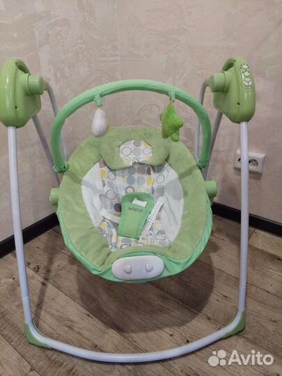 Детские электронные качели для новорожденных