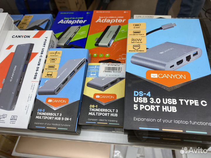 USB Type-c Hub на Macbook, Xiaomi