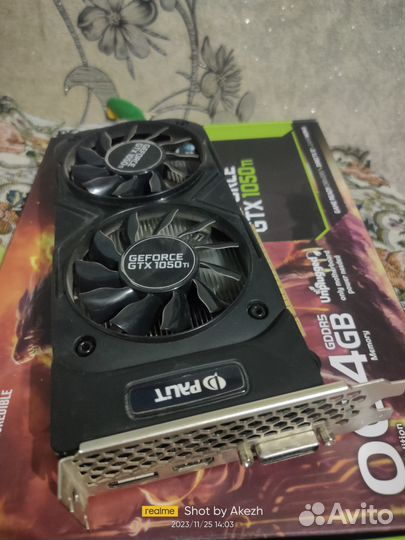 Видеокарта gtx 1050 ti 4gb Asus Cerberus