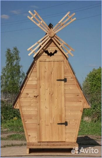 Дачный туалет деревянный ещш 008