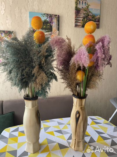 Цветы сухоцветы букет