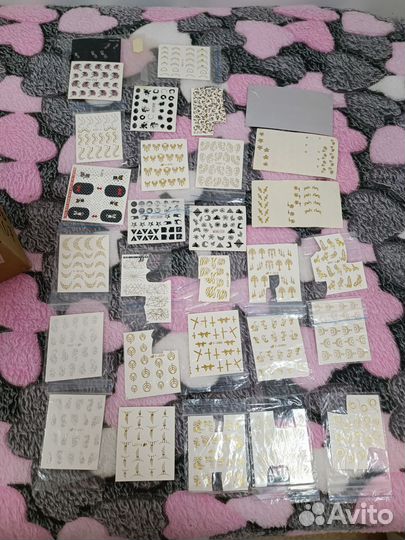 Наклейки для ногтей, слайдер