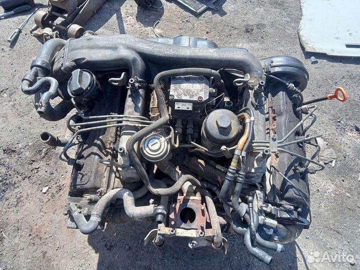 Двигатель Audi A6 C5 2.5d V6 ake всборе с тнвд