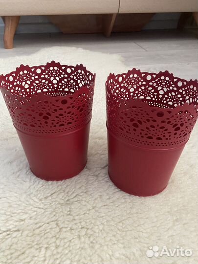 Горшок для цветов металический IKEA