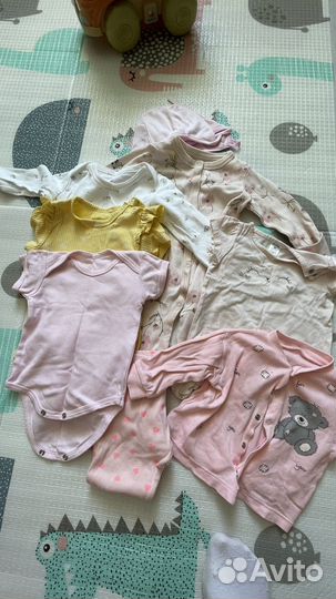 Пакет вещей на девочку 68-80