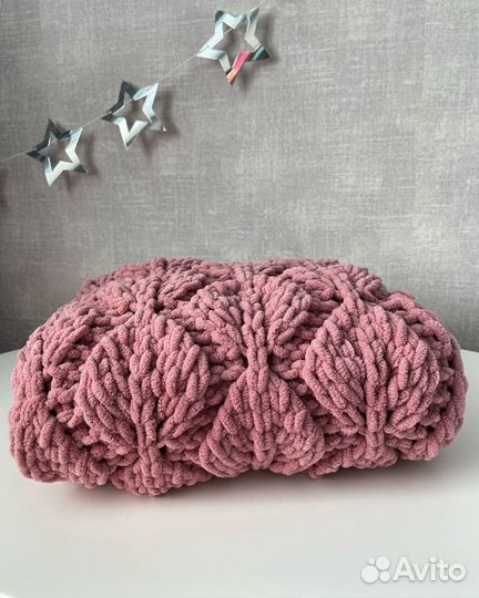 Плед детский вязаный ручная работа