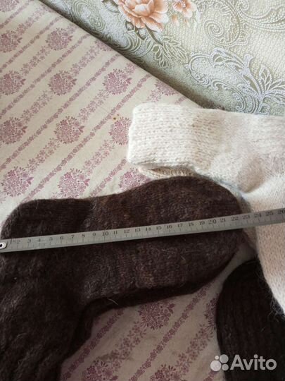 Носки шерстяные ручная вязка