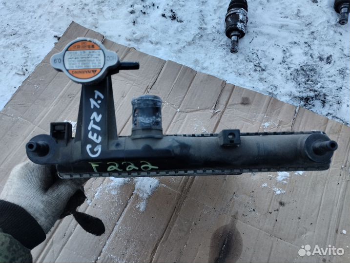 Радиатор на hyundai getz