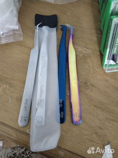 Набор для наращивания ресниц бу