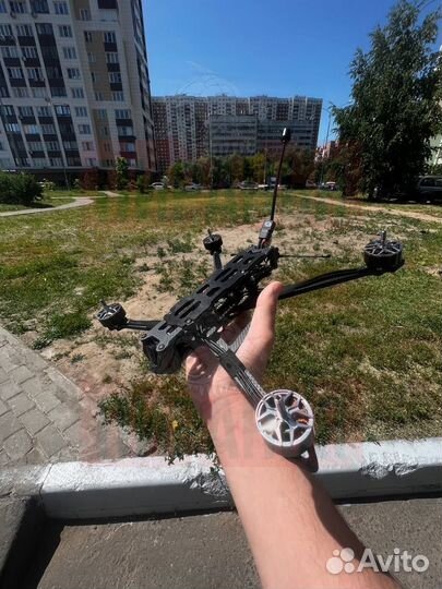 Квaдрoкoптеp fpv piranha 7 и 10 дюйм