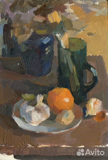 Картина, этюд, миниатюра маслом