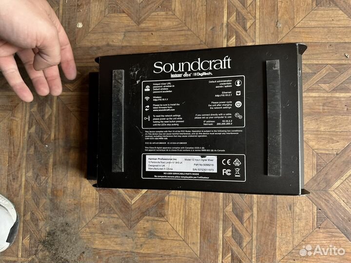 Цифровой микшерный пульт soundcraft UI12