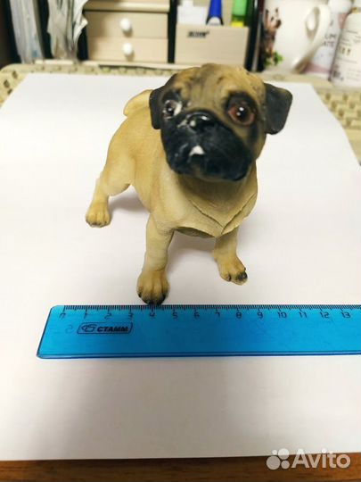 Статуэтка мопс полистоун