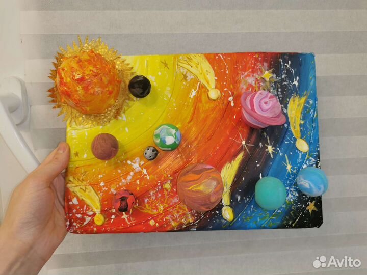 Поделка в детский сад на день космонавтики