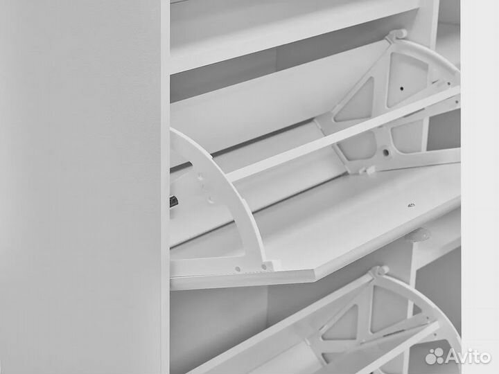 Тумба под обувь двухсекционная с дверью Италия ит