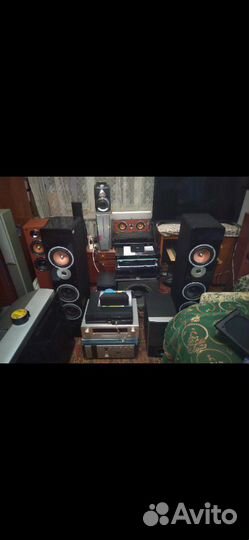 Активная деревянная 4 полосная акустика